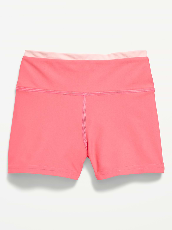 High-Waisted PowerSoft Shorts for Girls
