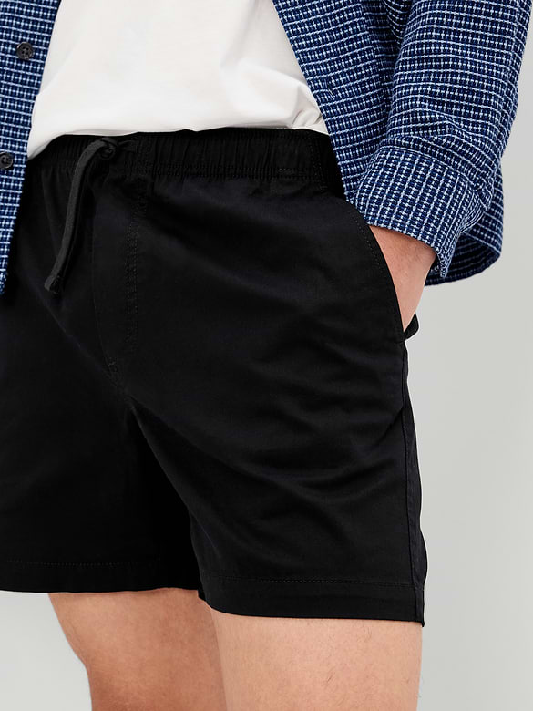 Twill Jogger Shorts -- 5-inch inseam