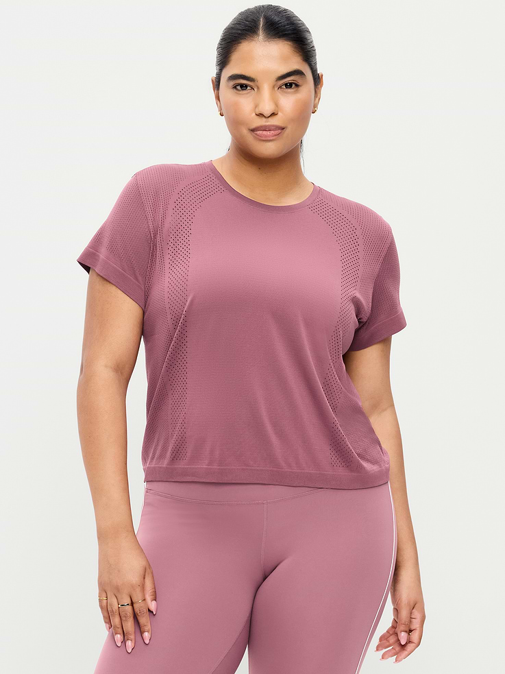 Image 5 of 9, Fluid Seamless Loose T-Shirt