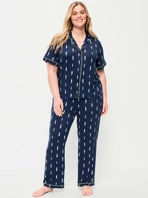 Sunday Sleep Knit Jersey Pant Set