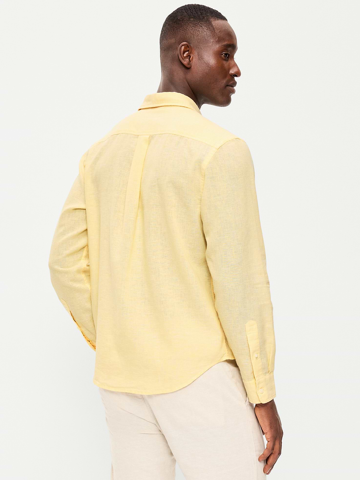 Image number 2 showing, Classic Fit Linen-Blend Shirt