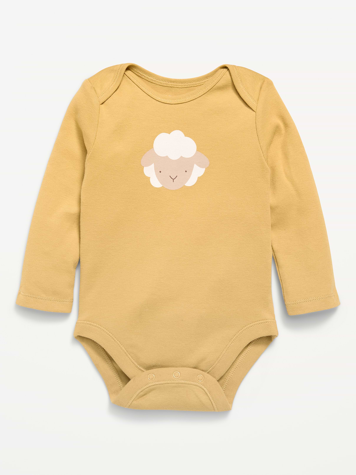 Image number 1 showing, Unisex Long-Sleeve Graphic Bodysuit for Baby