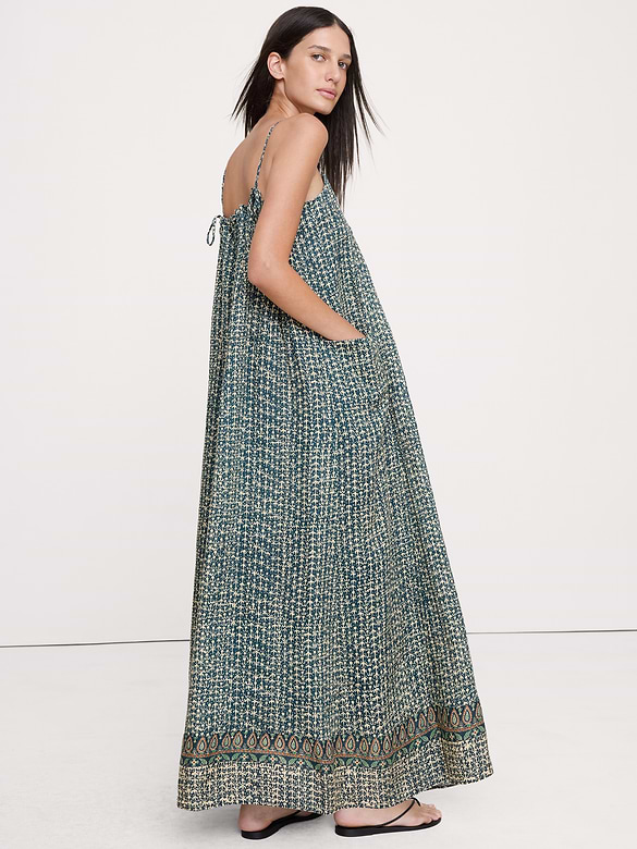 Linen Trapeze Dress