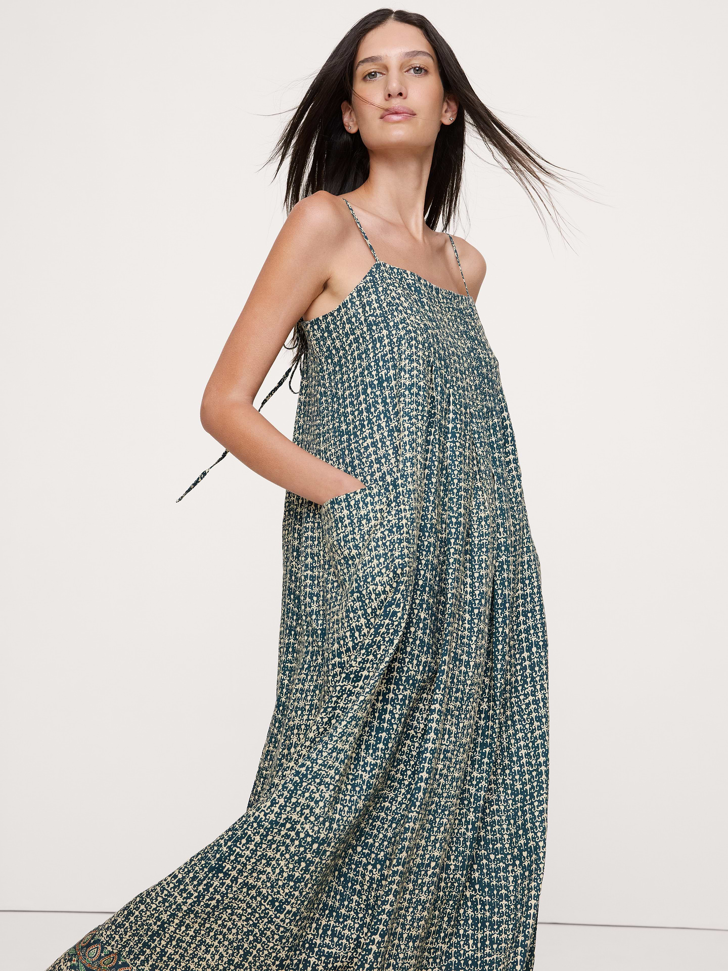 Image number 5 showing, Linen Trapeze Dress