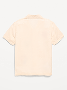 Image number 2 showing, Short-Sleeve Embroidered Shirt for Boys