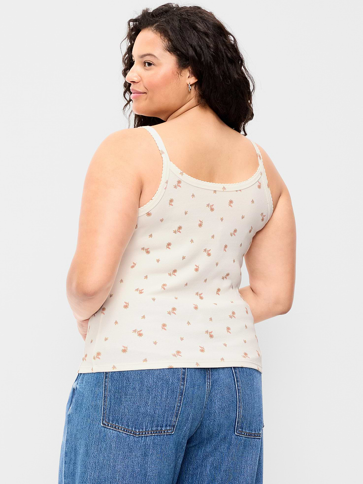 L'image numéro 8 présente Camisole en tricot pointelle