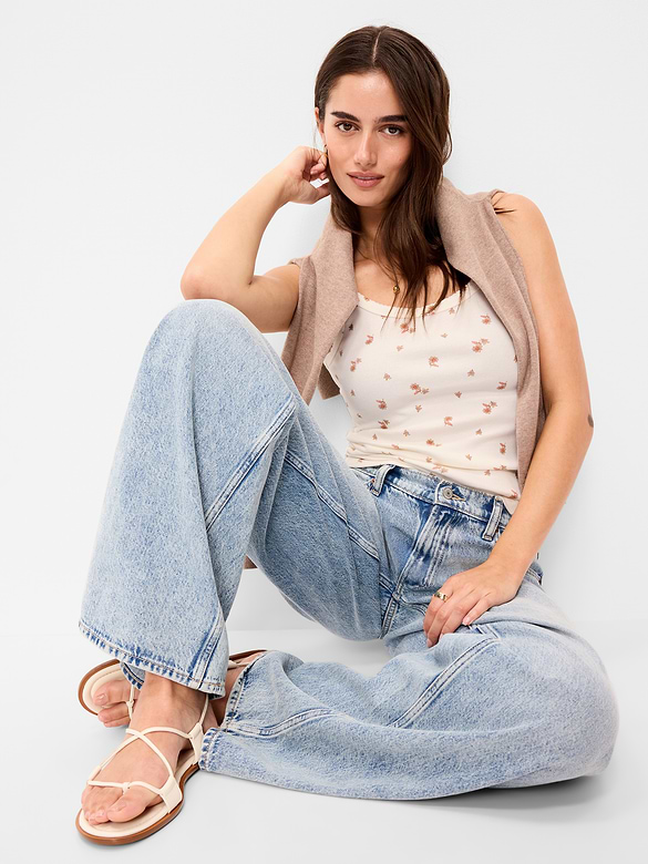 Pointelle Cami Tank Top