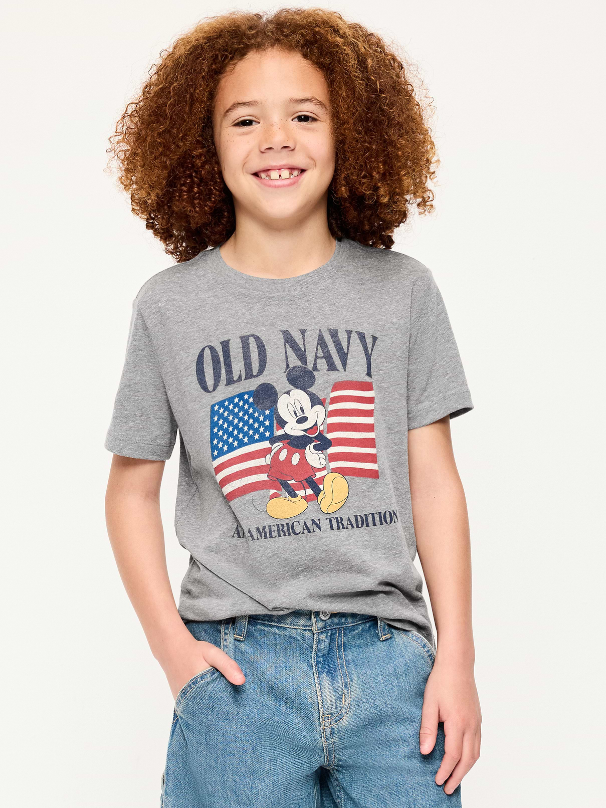 Image number 3 showing, Old Navy x Disney Mickey Mouse Gender-Neutral Logo-Graphic T-Shirt for Kids