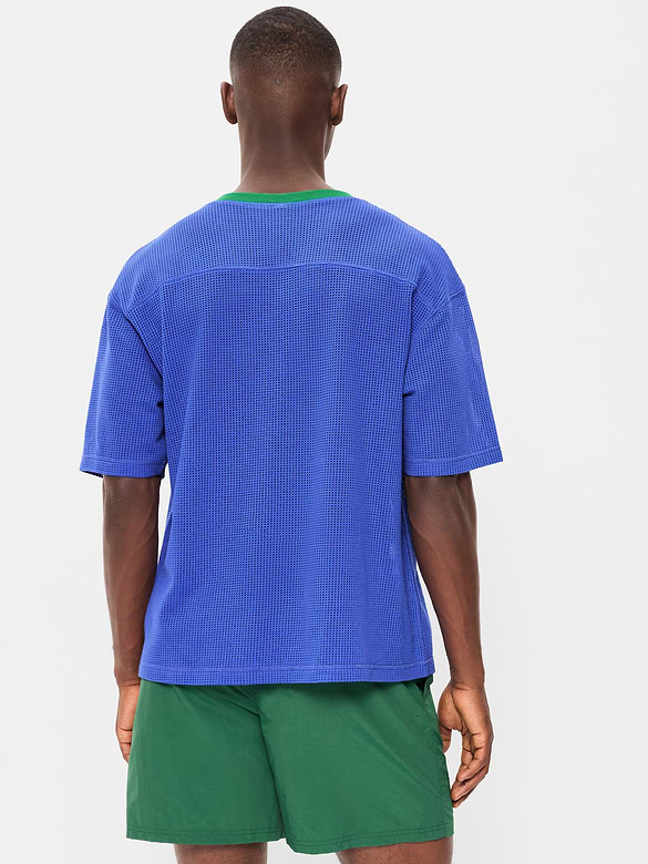 T-shirt en tricot de style football