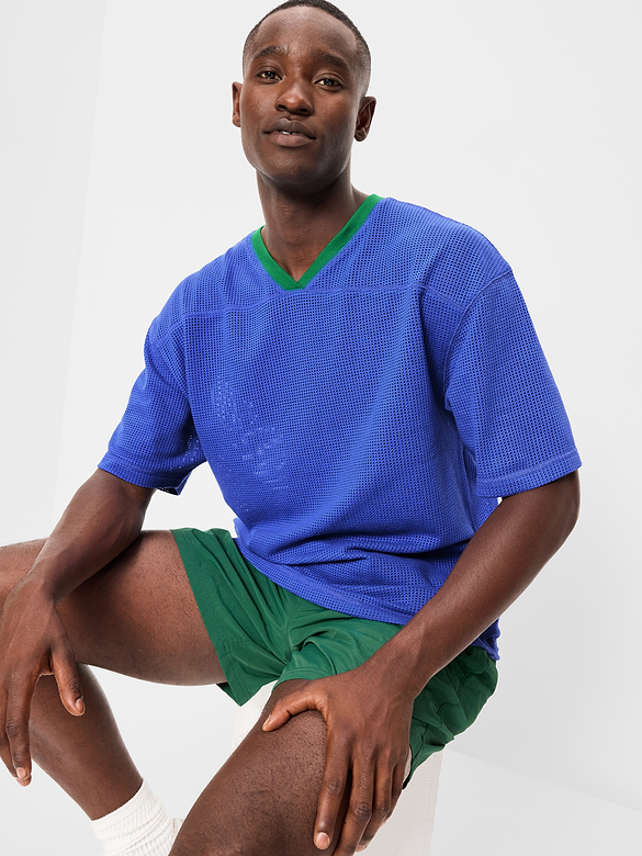 T-shirt en tricot de style football