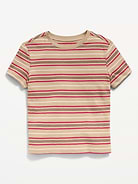 Image number 1 showing, Short-Sleeve Striped T-Shirt for Toddler Boys