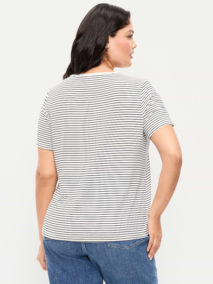 Image number 8 showing, Luxe V-Neck T-Shirt