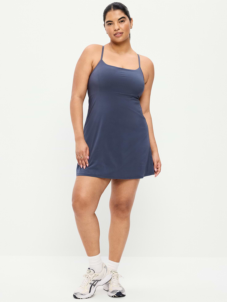 Image number 6 showing, Stretch Woven Racerback Tennis Dress