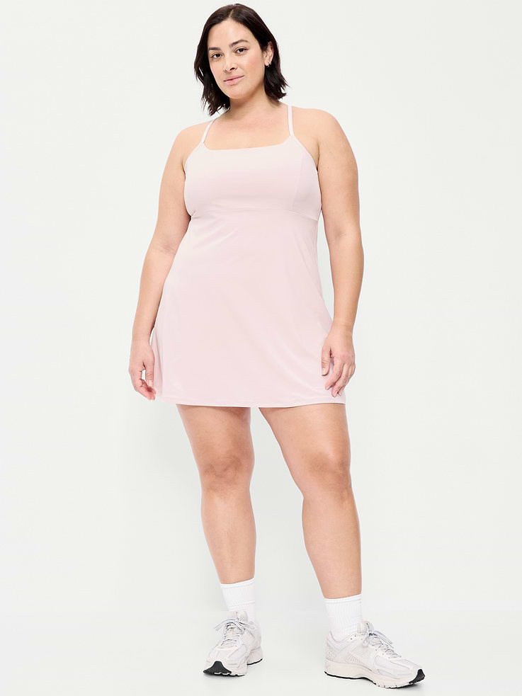 Image number 6 showing, Stretch Woven Racerback Tennis Dress