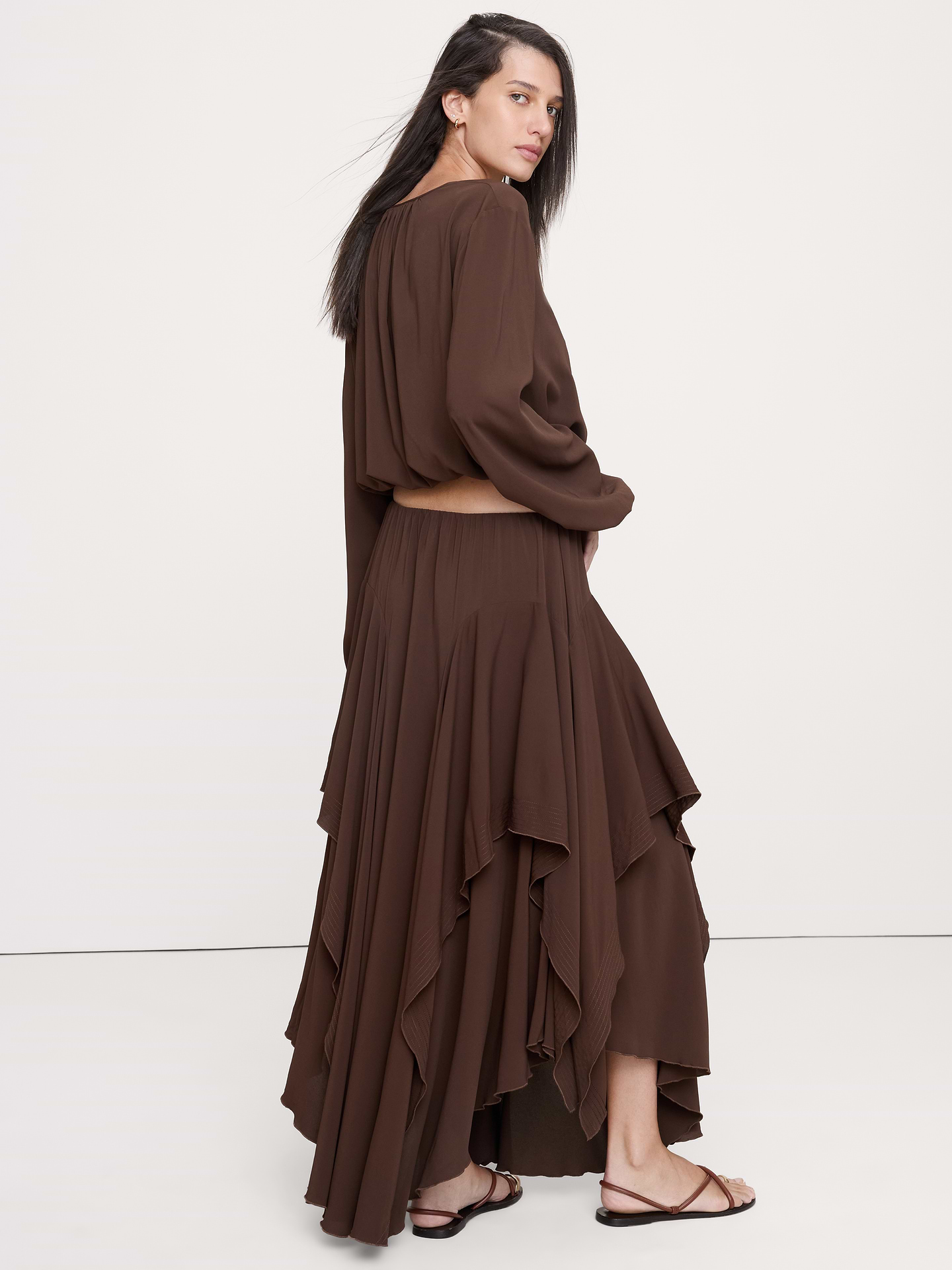 Image number 2 showing, Georgette Tie-Neck Blouse