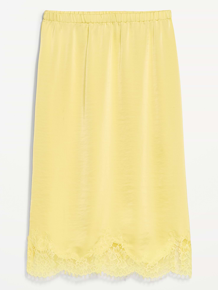 Image number 5 showing, Lace Slip Midi Skirt