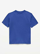 Image 1 of 1, Keep ’em moving in Old Navy Sport's CloudMotion: A lightweight, drapey fabric with an ultra-soft, cloud-like feel., crew neck, short raglan sleeves, Product #561589