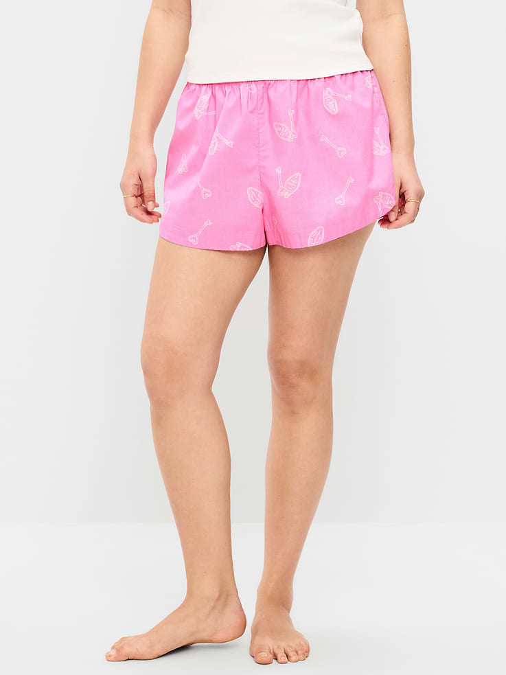 L'image numéro 4 présente Short de pyjama boxeur classique en popeline