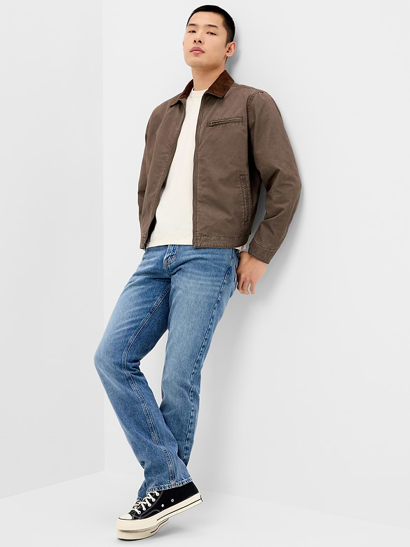 Cropped Canvas Barn Jacket