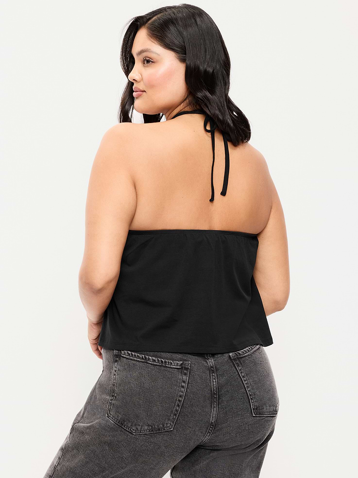 Image 9 of 9, Handkerchief Halter Top
