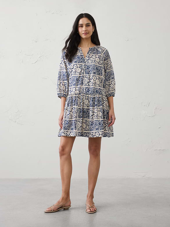 Tiered Above-Knee Dress