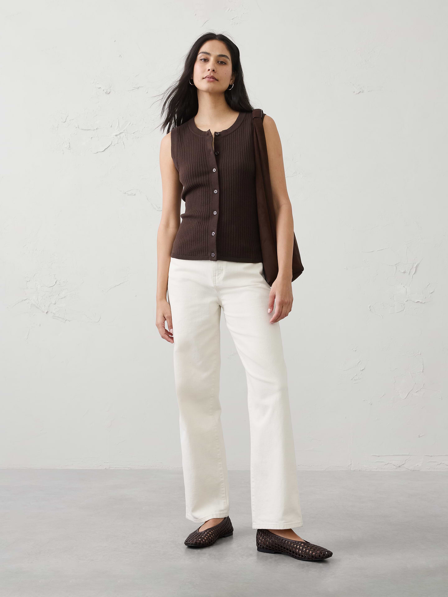 Image number 1 showing, Ribbed Sweater Tank