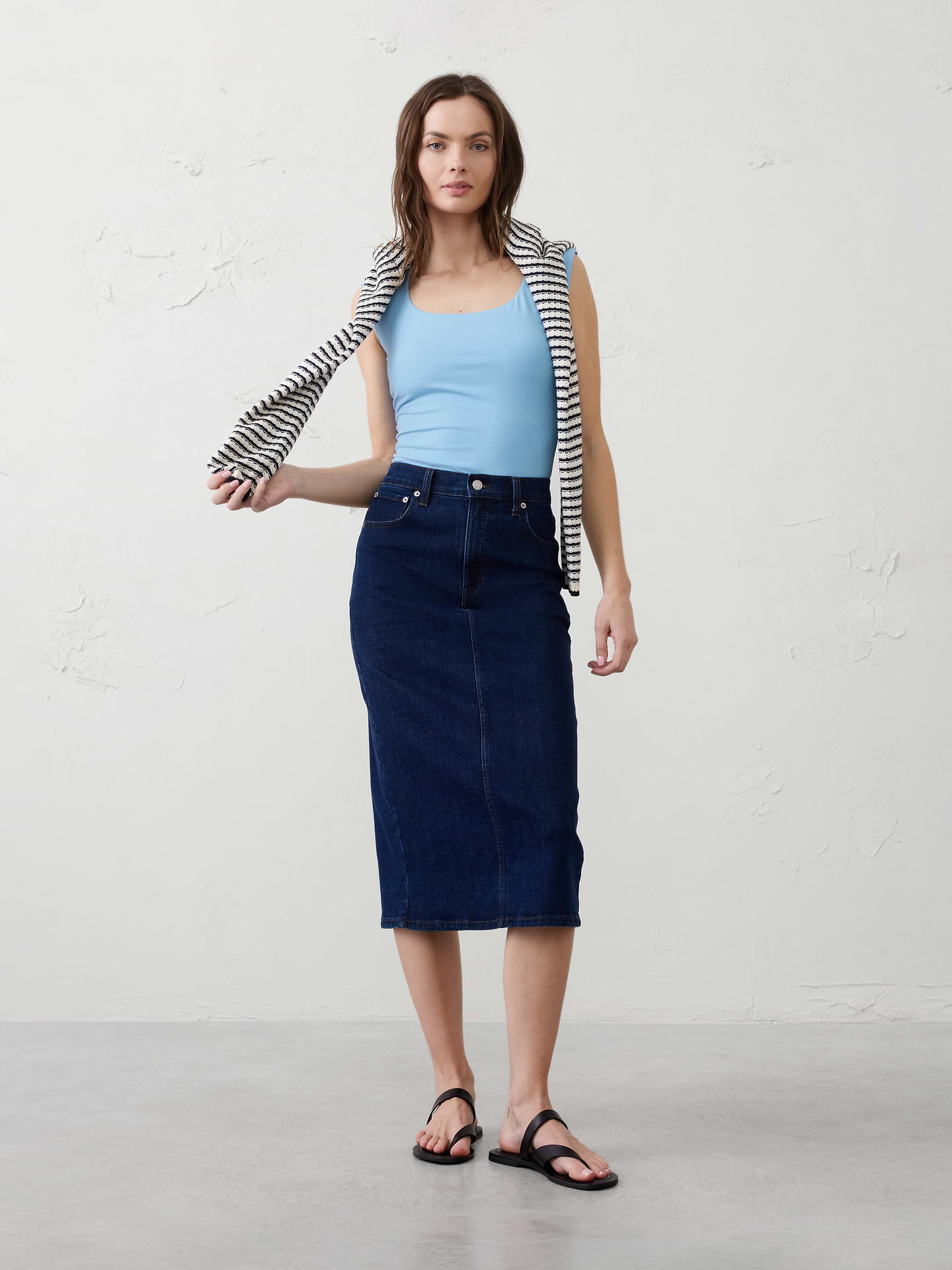 Image number 3 showing, Soft Stretch Scoop-Neck Top