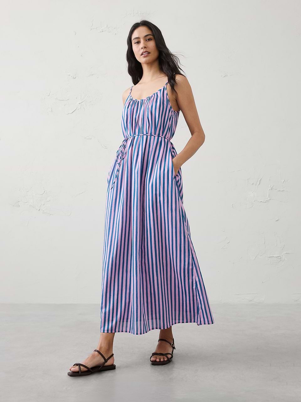 blue white striped dress banana republic Strappy Maxi x-sibling-handle:austen-strapless-maxi-dress-arctic-blue Maxi length Blue Dresses. Color:Lime_Green