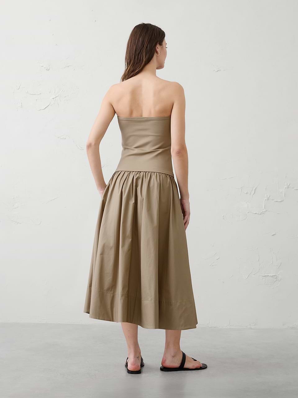 banana republic black strapless dress Midi Maxi and Floor Length Cowl Plunge Neck Flared Color:Black and Fuchsia Measurements (from size S)