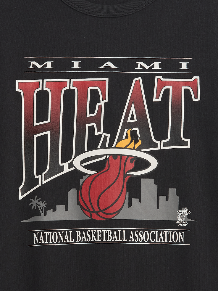 Image 3 of 3, GapKids NBA Miami Heat Graphic T-Shirt