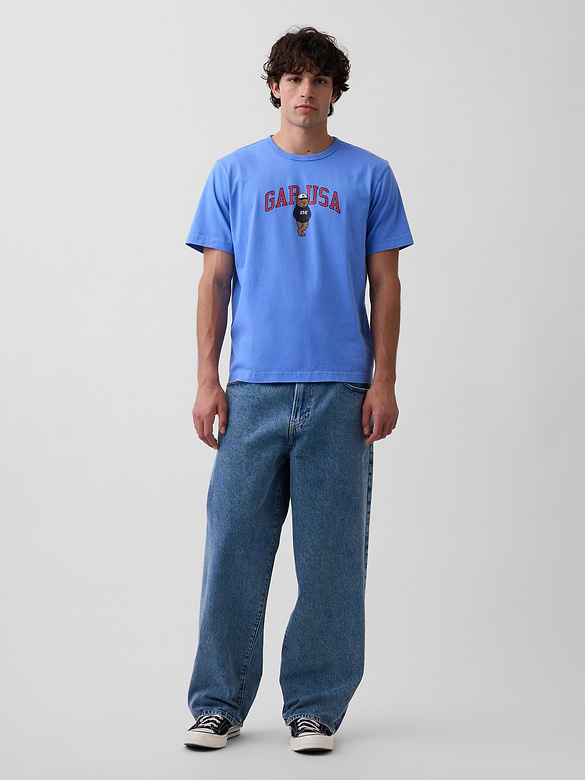 Relaxed Branan Bear Logo T-Shirt