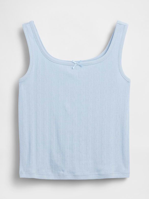 Kids Pointelle Tank Top