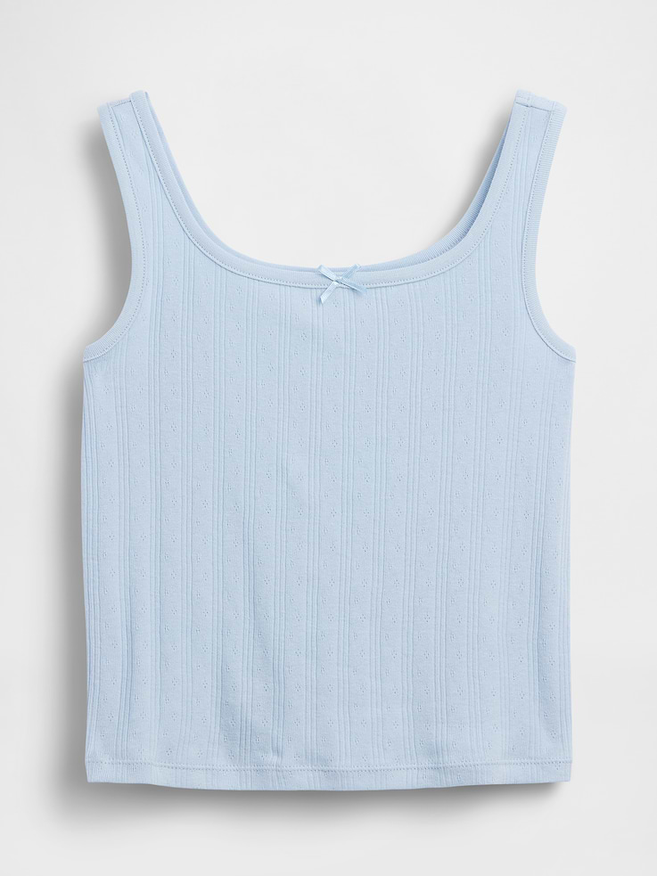 Image number 2 showing, Kids Pointelle Tank Top