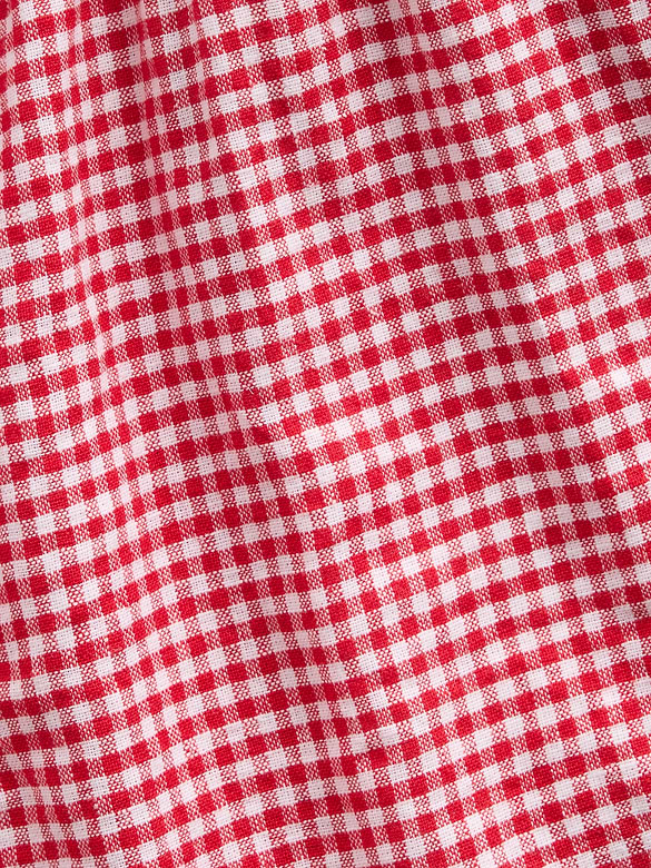 Kids Linen-Cotton Gingham Easy Shorts