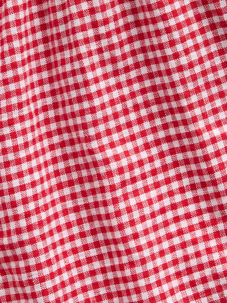 Image number 6 showing, Kids Linen-Cotton Gingham Easy Shorts