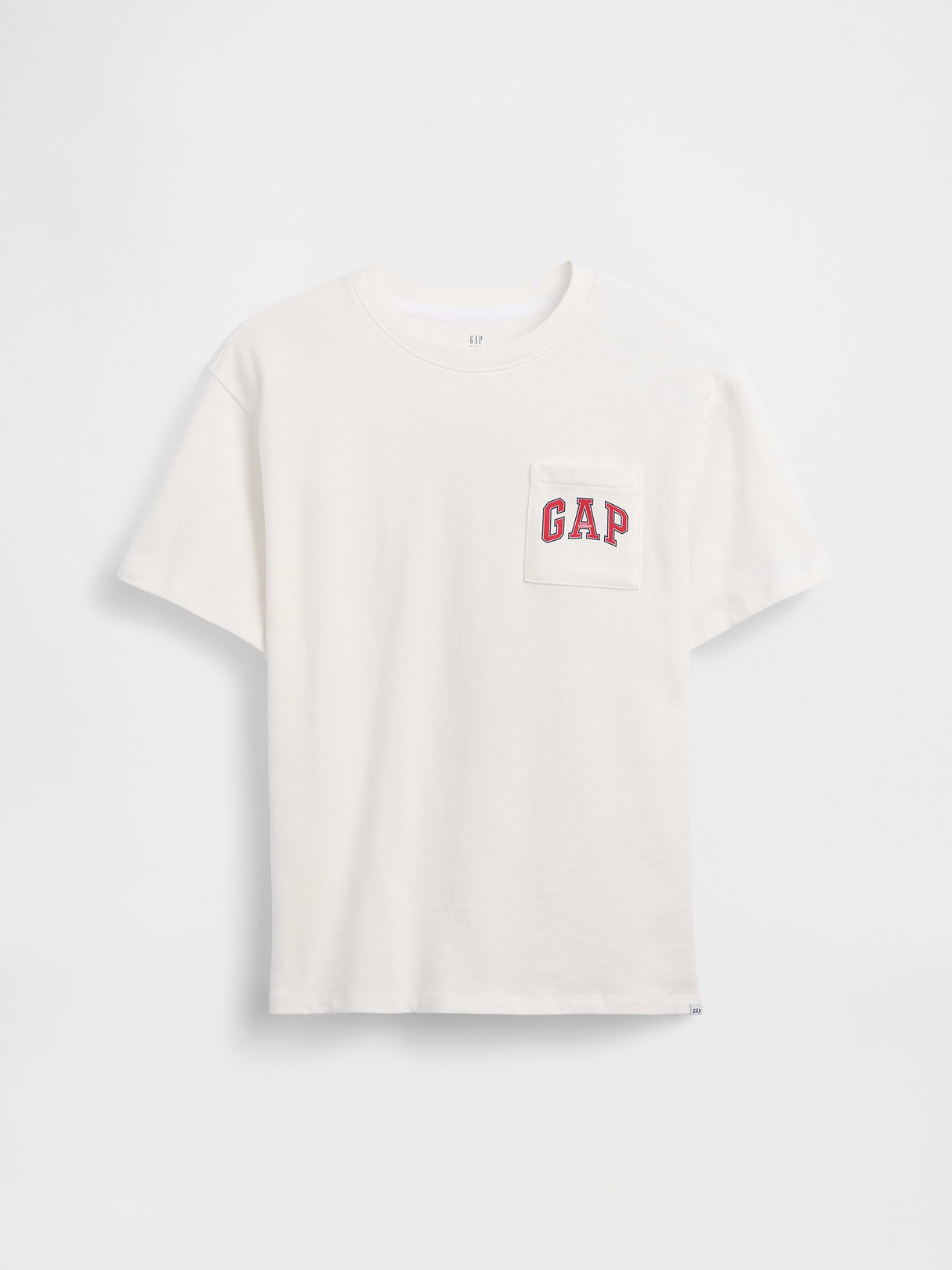 OLD GAP ロゴ Tシャツ ホワイト SWAG yoko sk8 90s Kids Heavyweight Relaxed Gap Logo T-Shirt | Gap