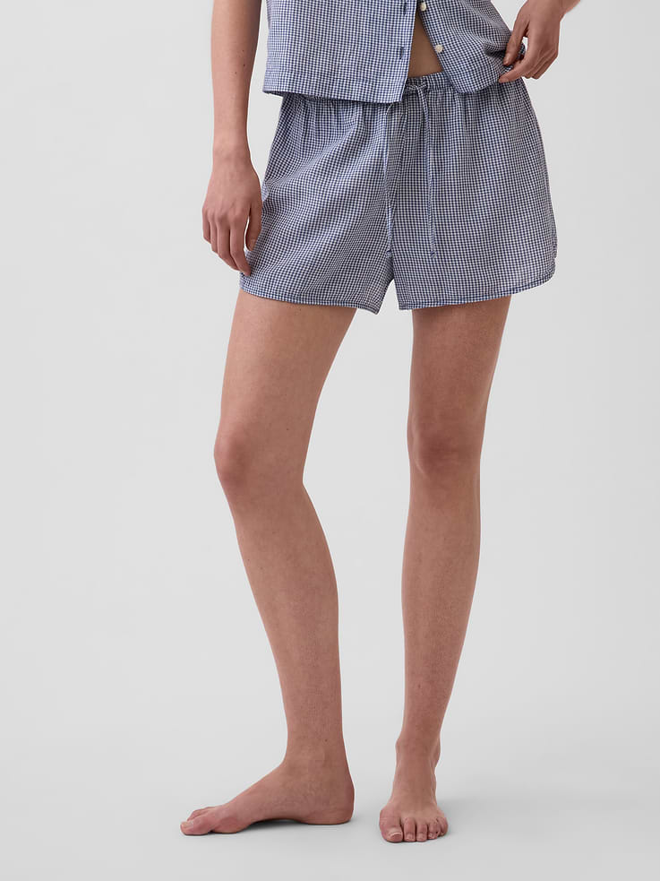 Image number 2 showing, Crinkle Gauze PJ Shorts