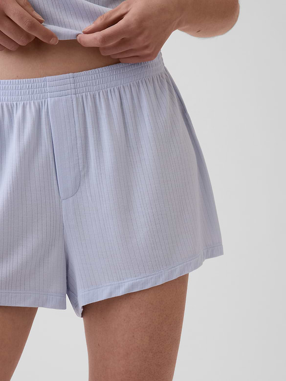 SoftMade Modal Rib PJ Shorts
