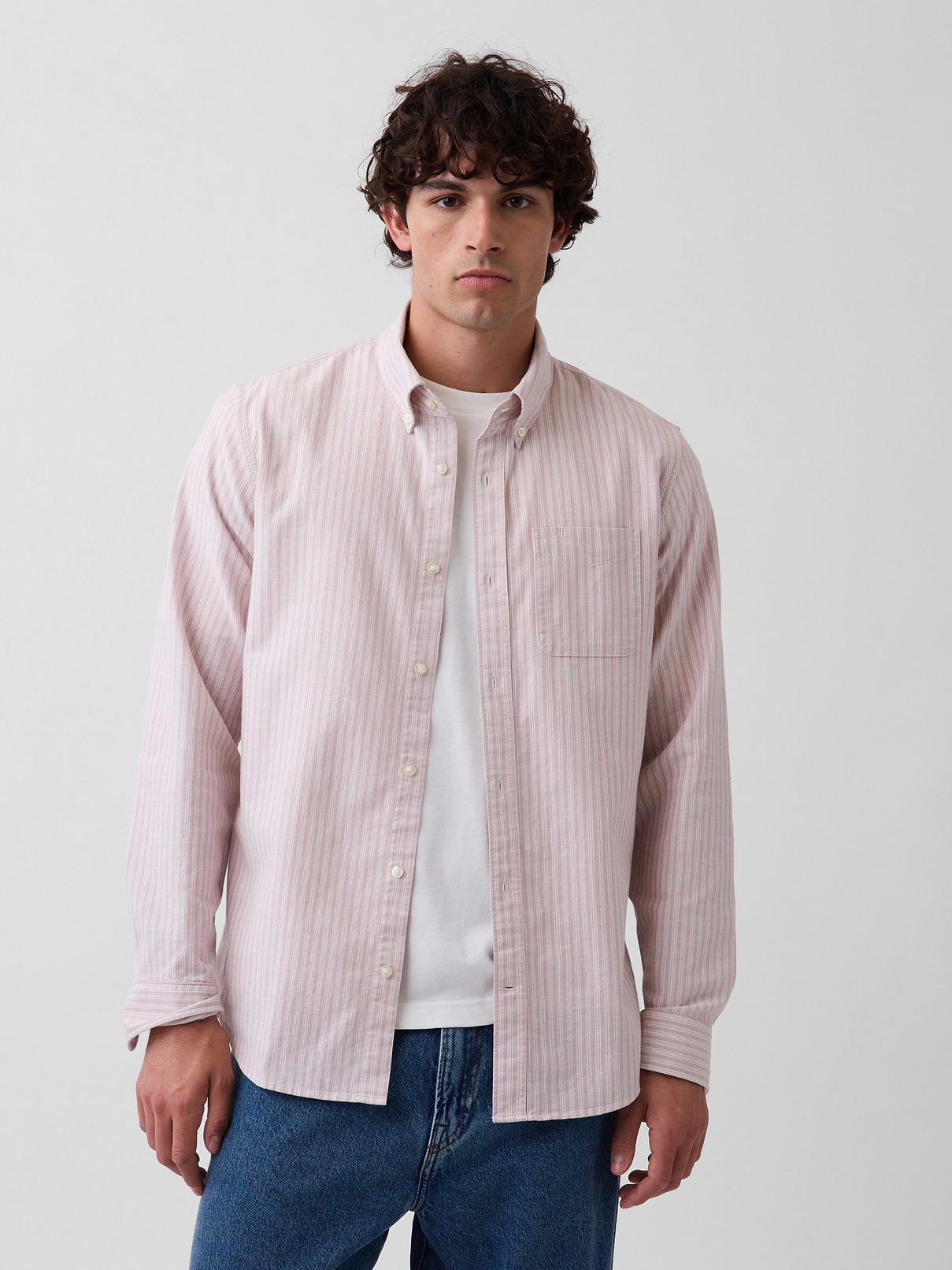 Plaid Oxford Button-Down Shirt