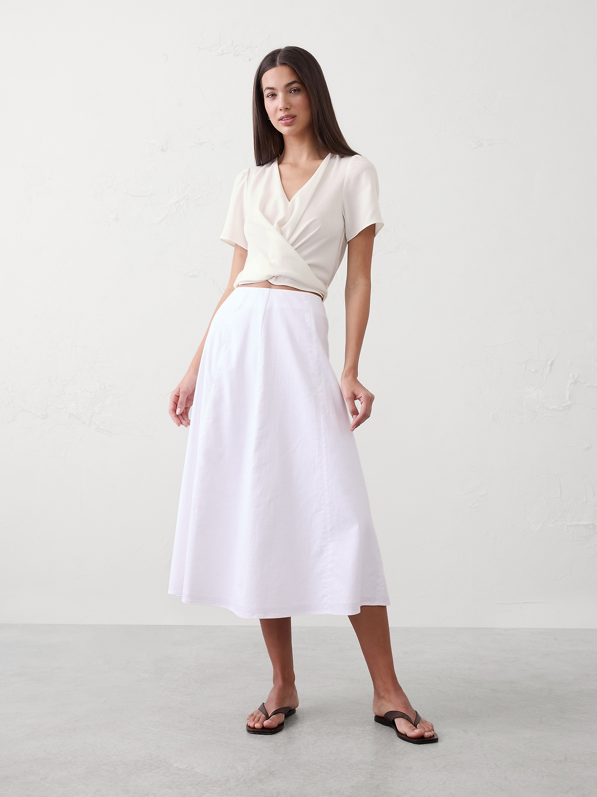 トップス 90s BANANA REPUBLIC Velor Cut-sew Tied Cropped Top | Banana Republic Factory