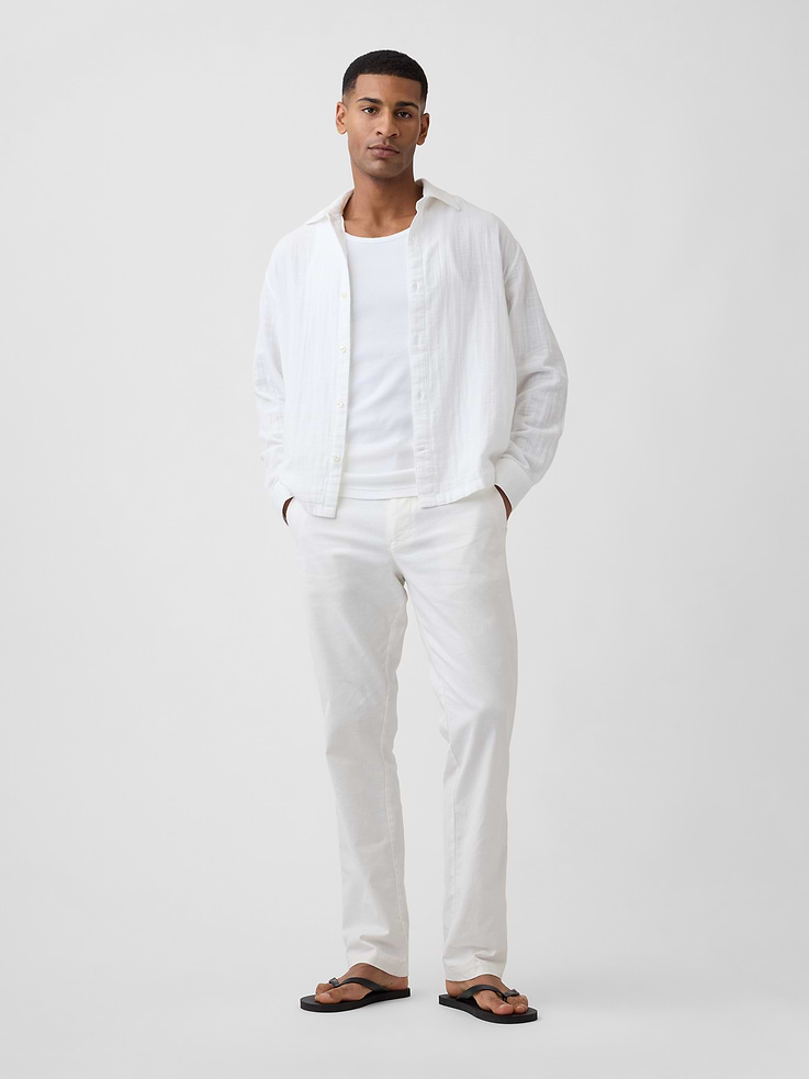 Image number 3 showing, Gauze Shirt in Boxy Fit