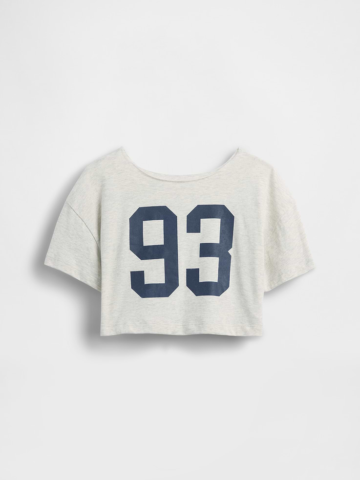 Image number 2 showing, Kids Oversized Wide-Neck T-Shirt