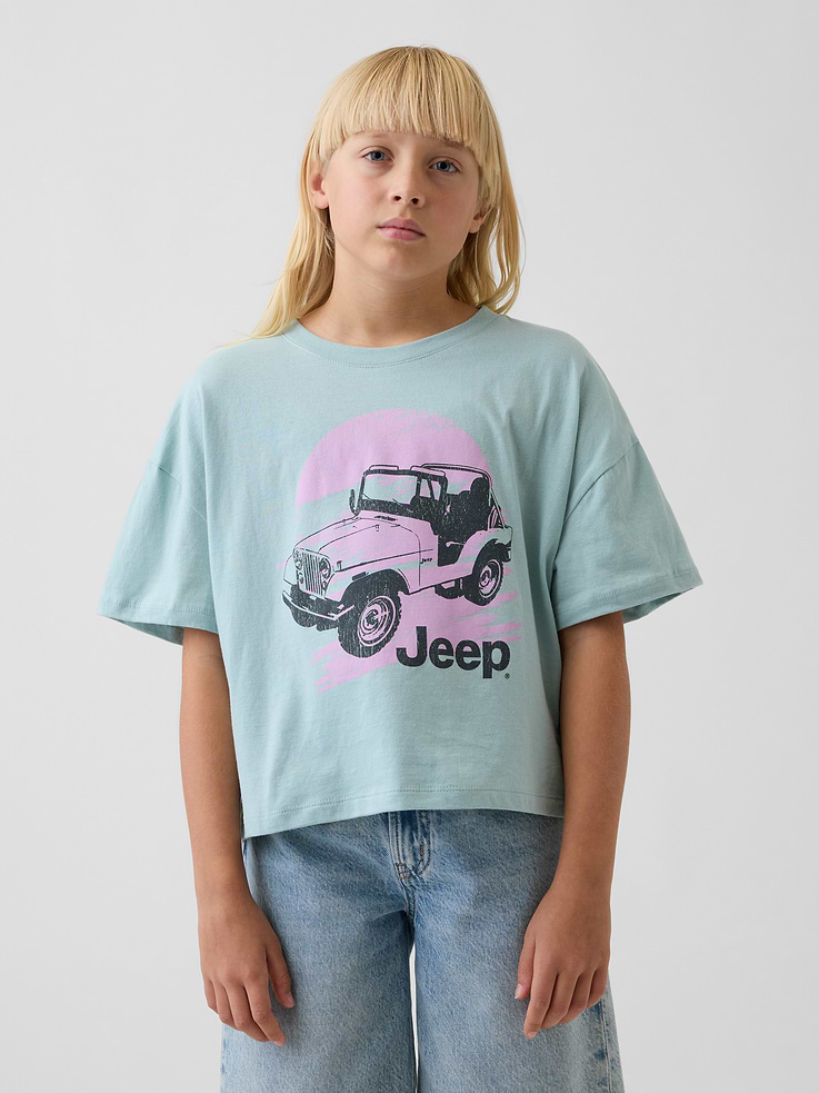 Image number 1 showing, Kids Oversized Boxy T-Shirt