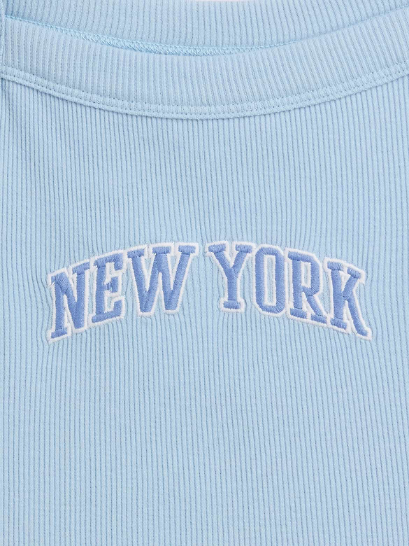 Kids Rib Square-Neck Tank Top