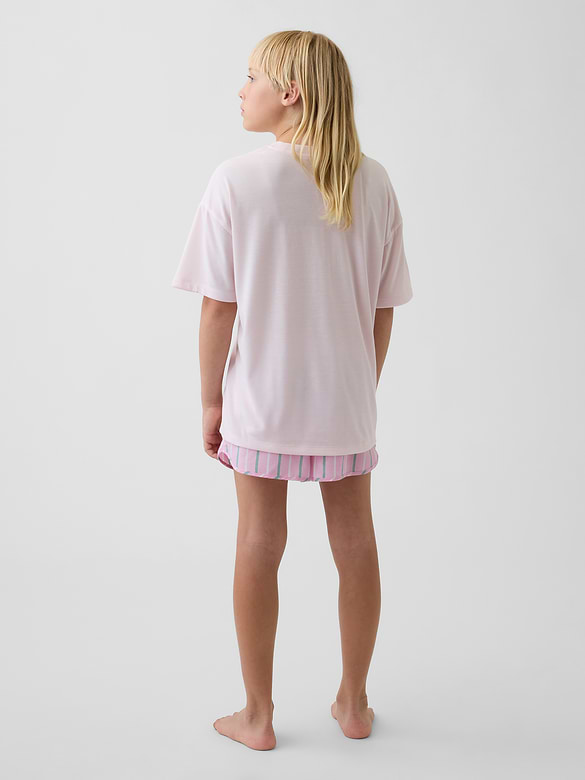 Kids Recycled PJ Short Set