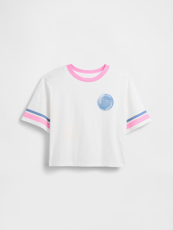 Kids Oversized Boxy Graphic T-Shirt