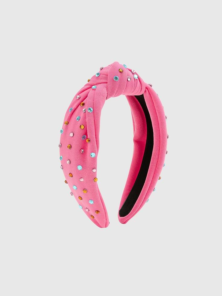 Sweet Raspberry Color Sweet Wink Raspberry Rhinestone Headband | Gap