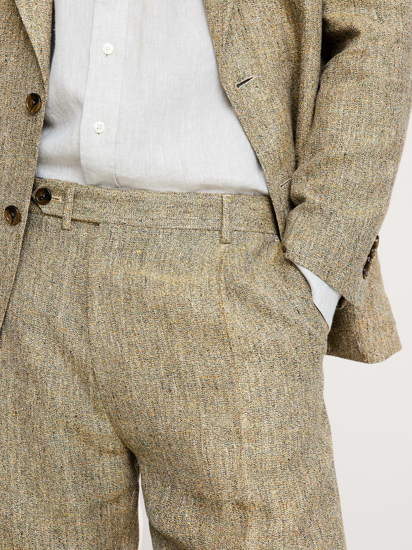 Image number 4 showing, Loose Italian Linen Suit Pant