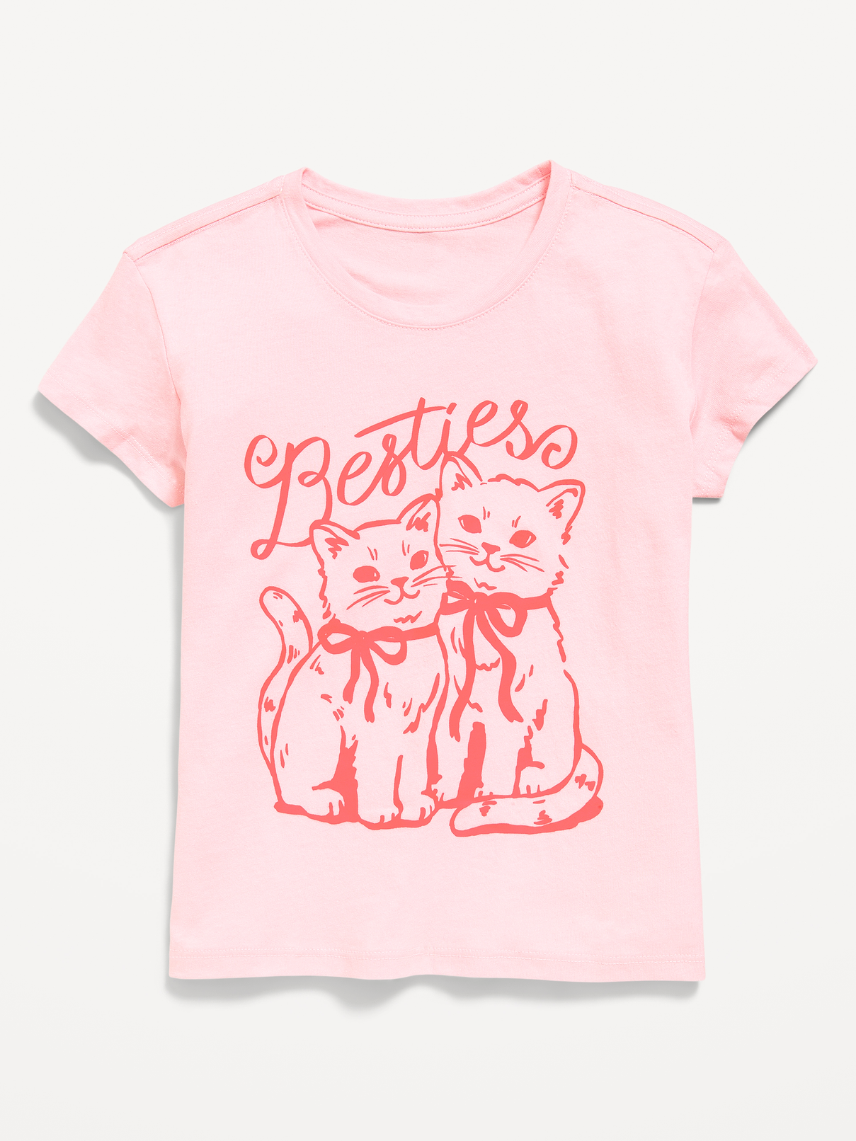 Image number 1 showing, Short-Sleeve Graphic T-Shirt for Girls