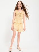 Image number 3 showing, Printed Pull-On Shorts for Girls